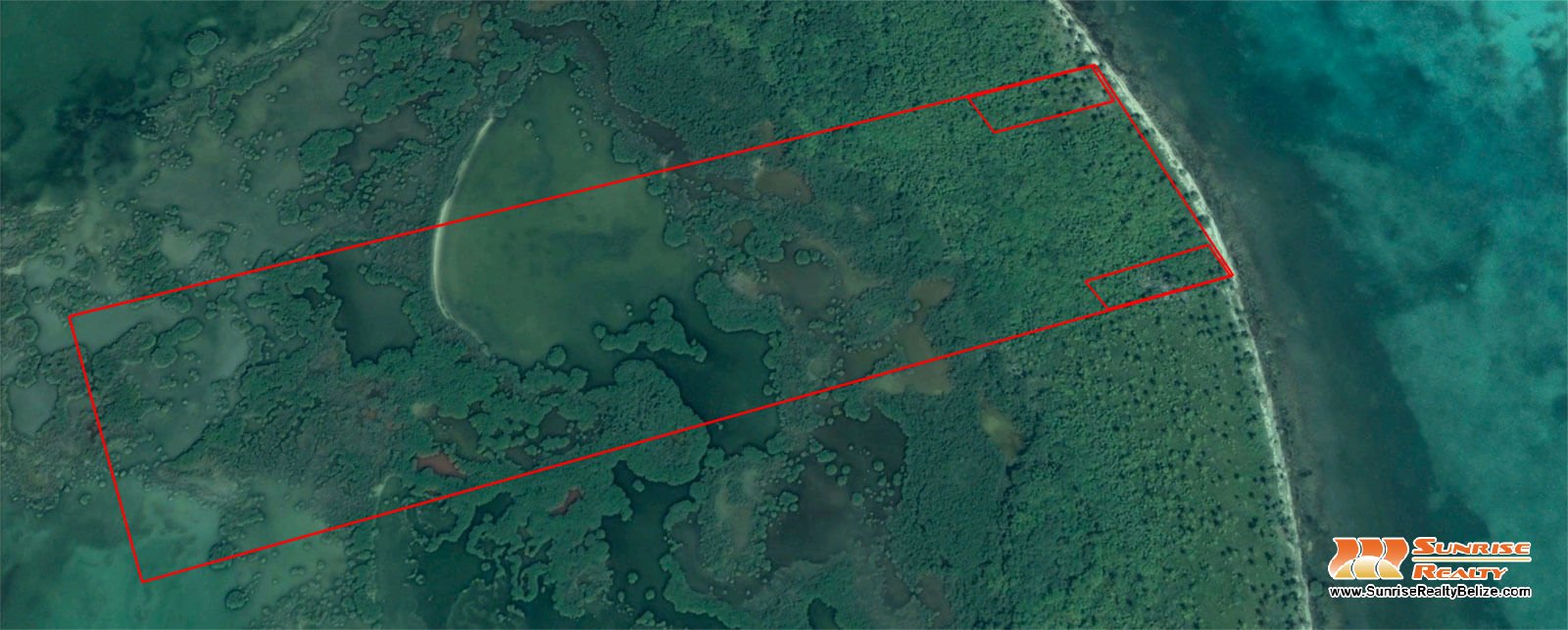 Bacalar Chico 440 Ft Of Beach Frontage 38 Acres Sunrise Realty